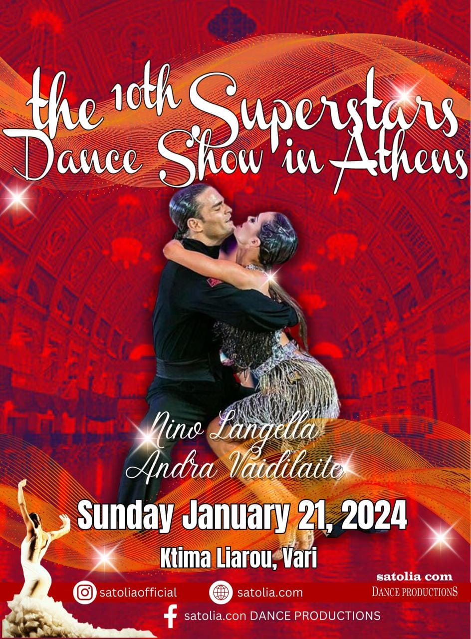 10th Superstars Dance Show in Athens feat. Nino Langella – Andra Vaidilaite